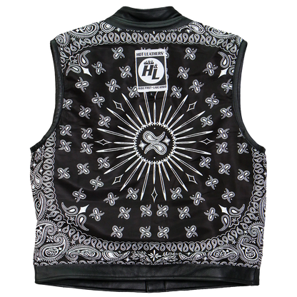 Paisley Black Club Vest