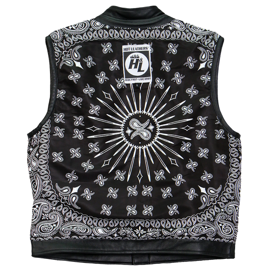 Paisley Black Club Vest