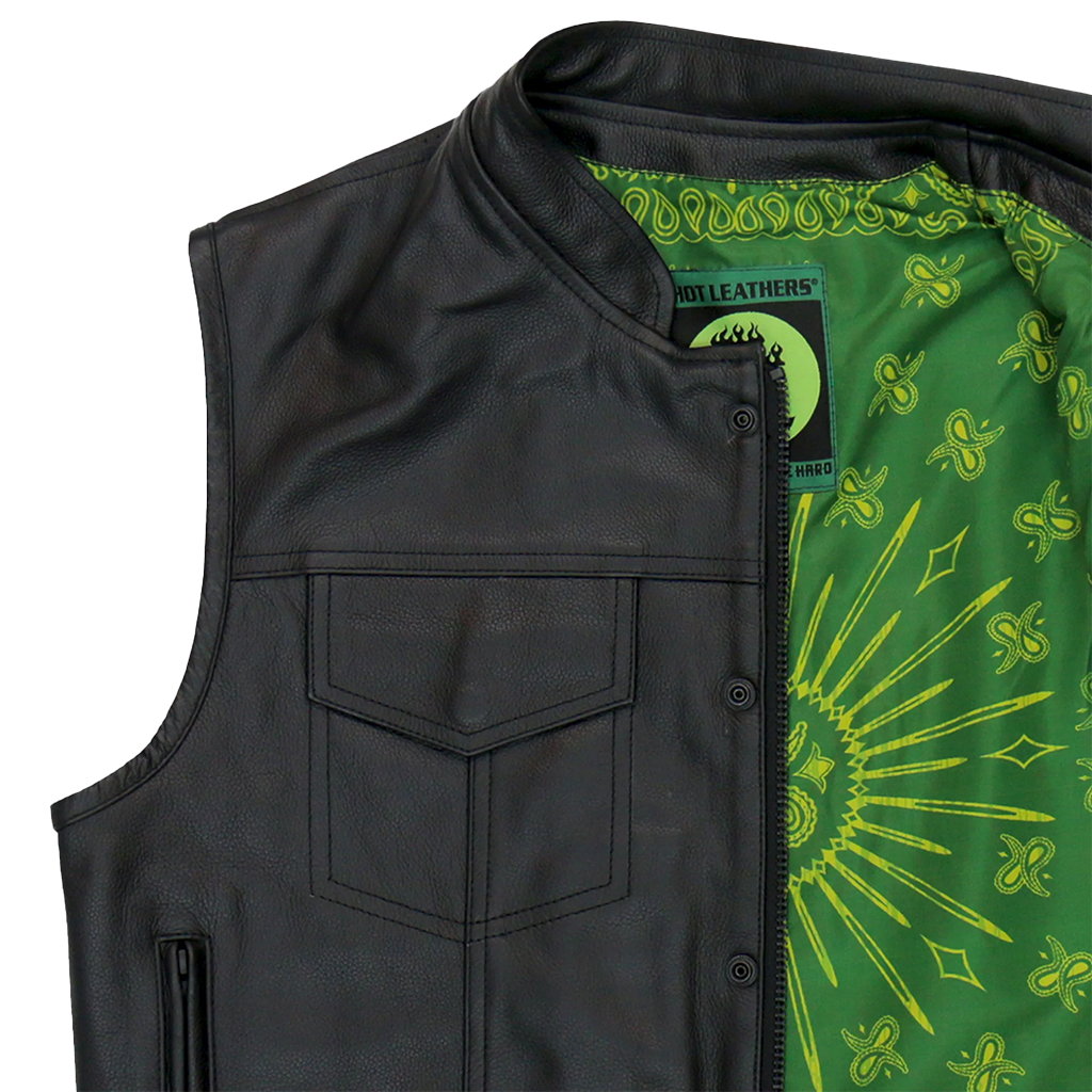 Paisley Green Club Vest