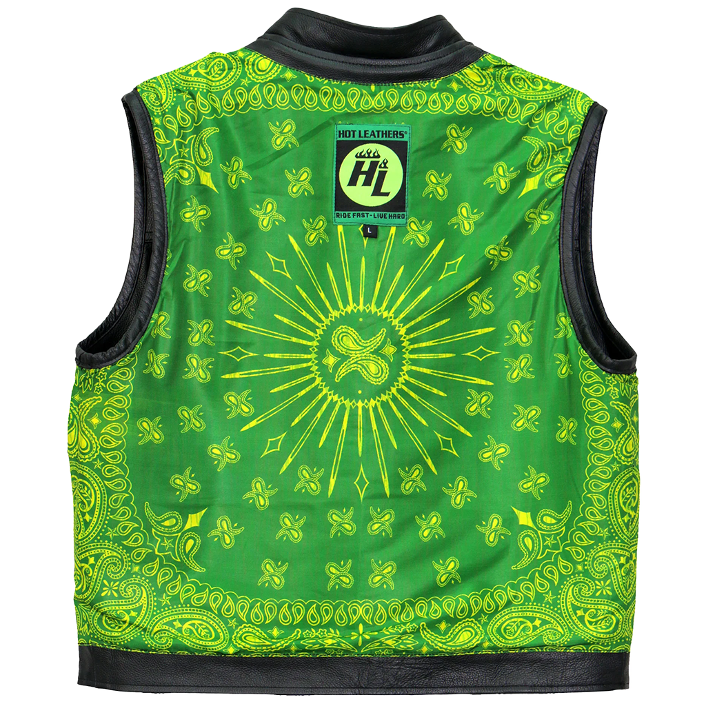 Paisley Green Club Vest