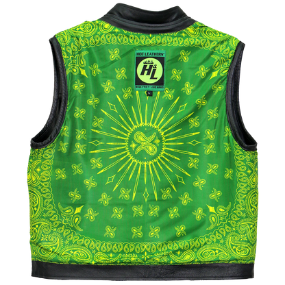 Paisley Green Club Vest