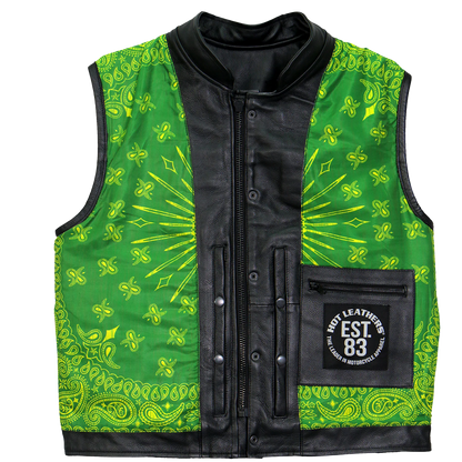 Paisley Green Club Vest