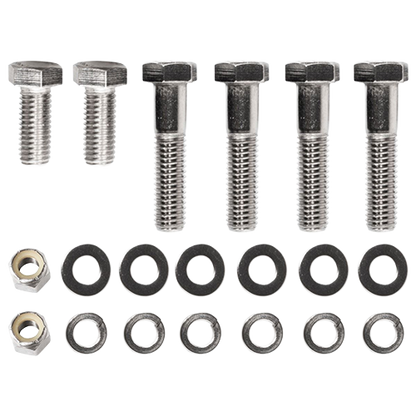 Set of screws and washers included in it.