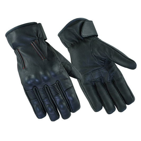 Rakish Motorcycle Glove in Black