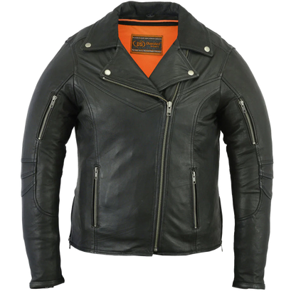 Women's Modern Longer Beltless Biker Jacket