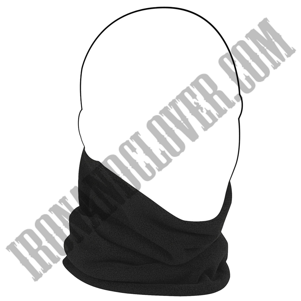 Black Micro-Fleece Neck Gaiter