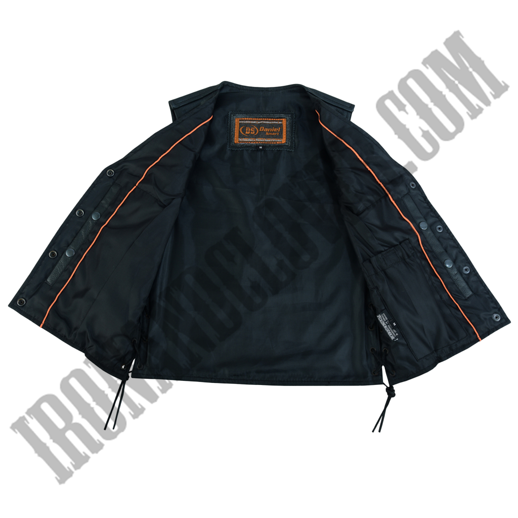 CC Motorcycle Vest with Side Laces