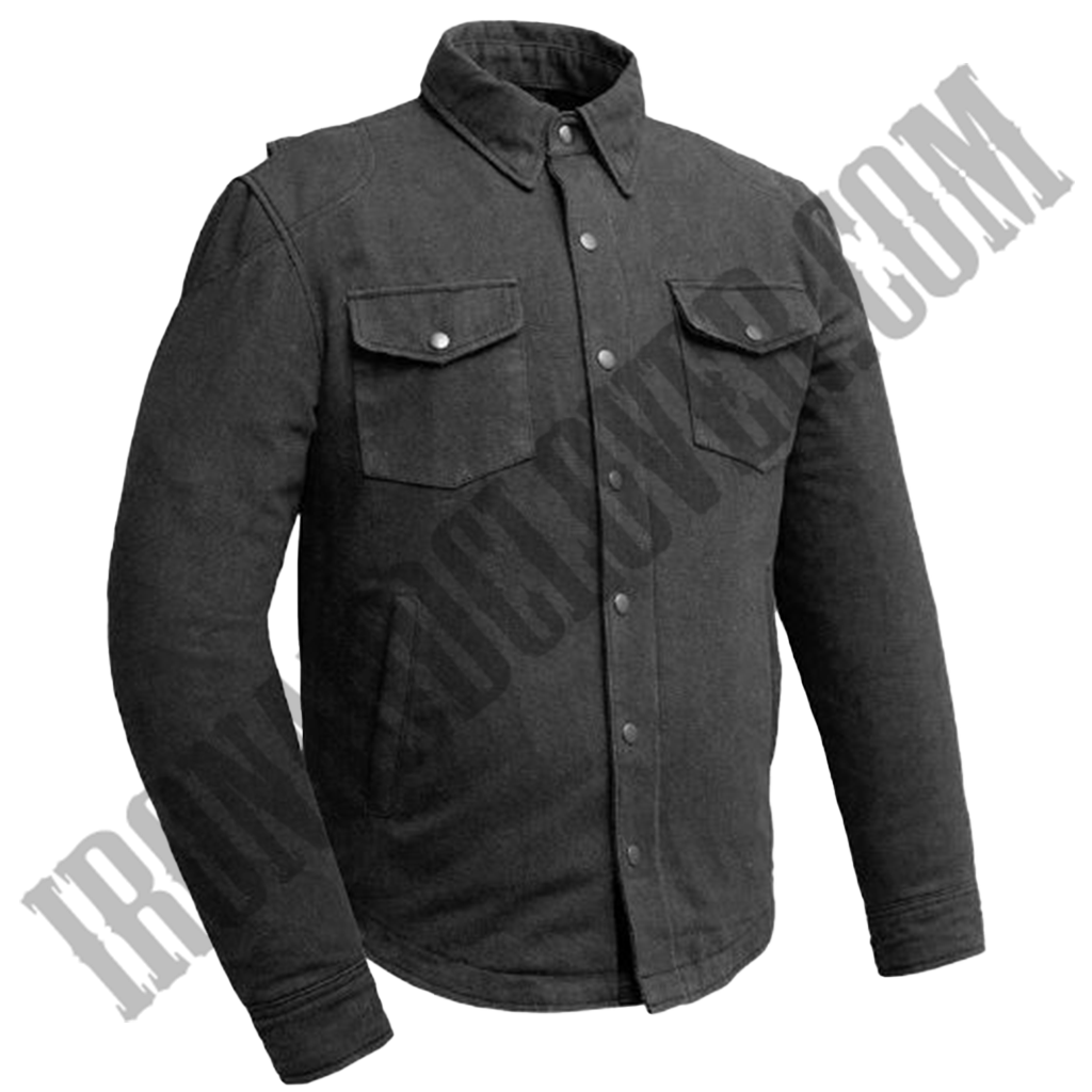 Men's "The Moto" Shirt in Charcoal