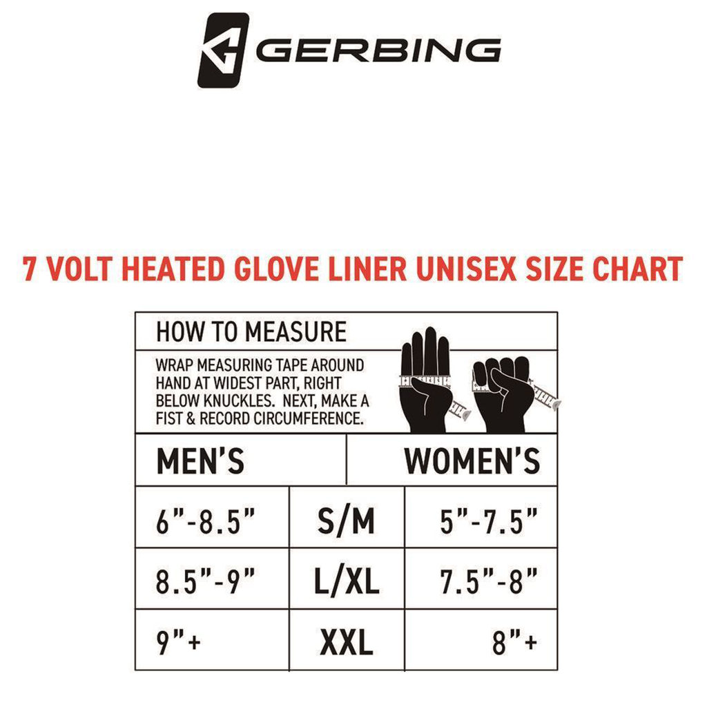 Gerbing Women's 7V Heated Glove Liners