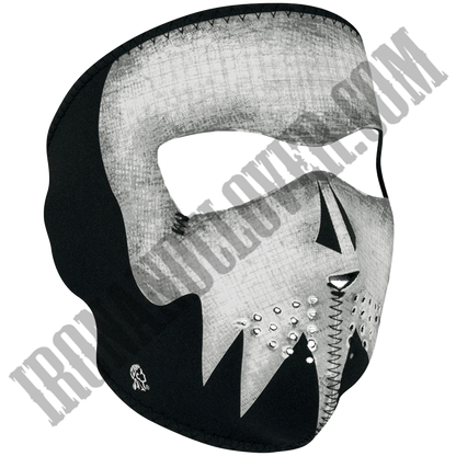 Gray Skull Glow in the Dark Full Face Mask