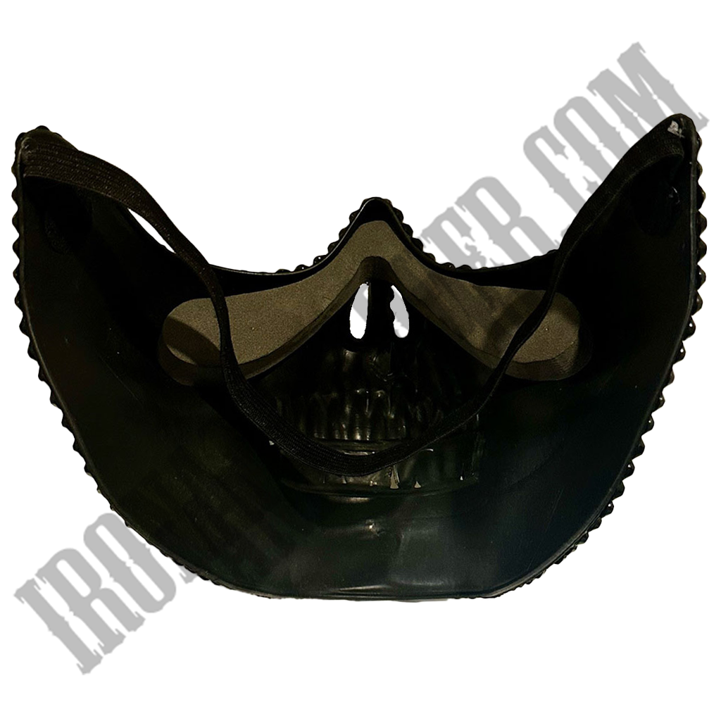 Rhinestone Skull Mask in Iridescent