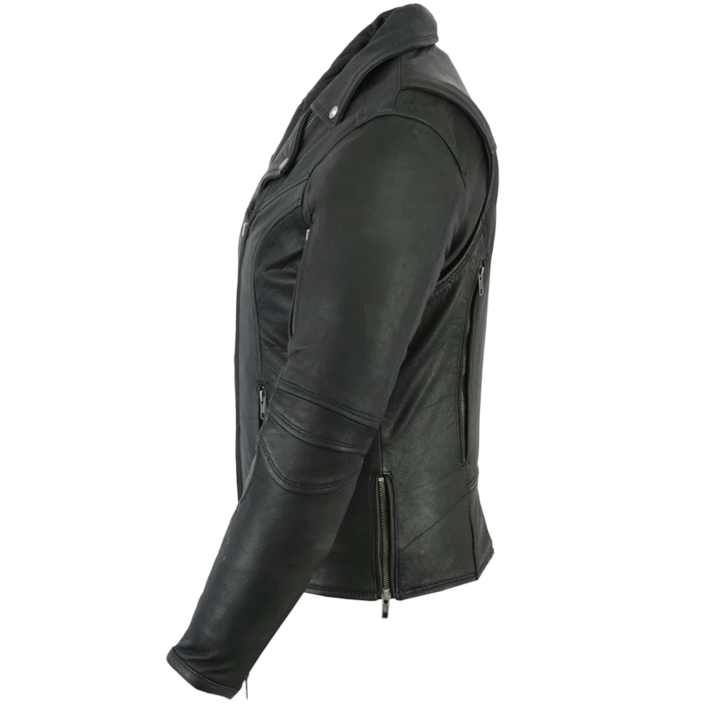 Women's Modern Longer Beltless Biker Jacket