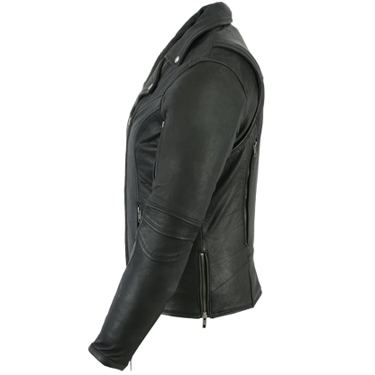 Women's Modern Longer Beltless Biker Jacket