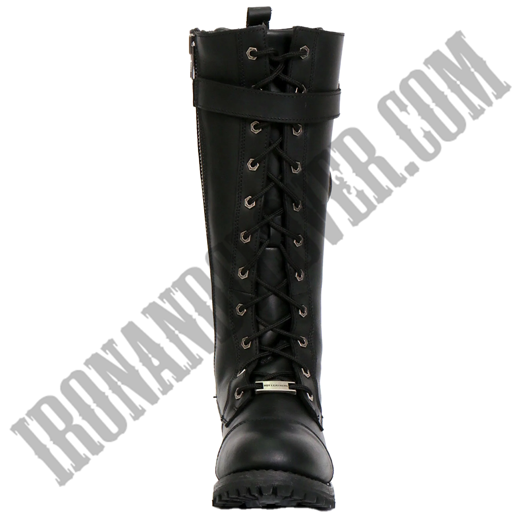 14-Inch Knee-High Riding Boot with Side Zipper