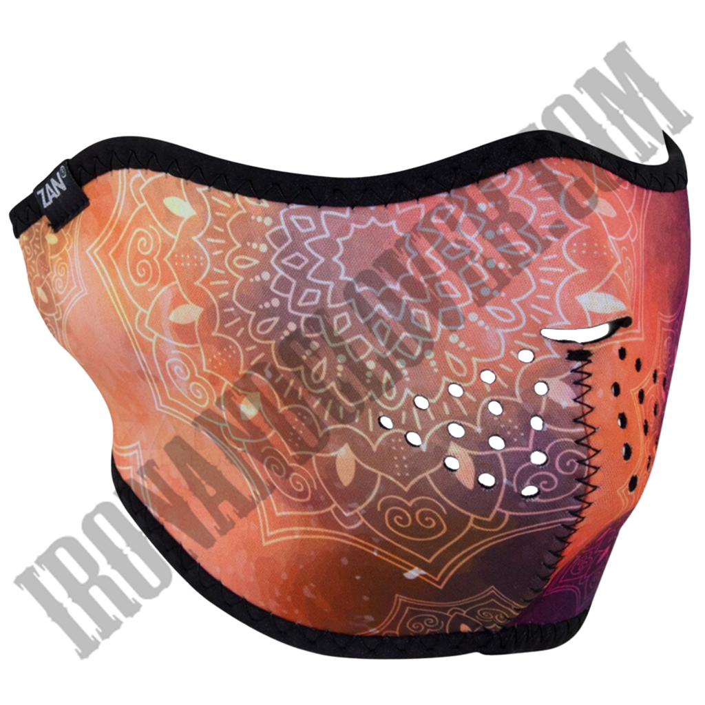 Starry Mandala Half Face Mask