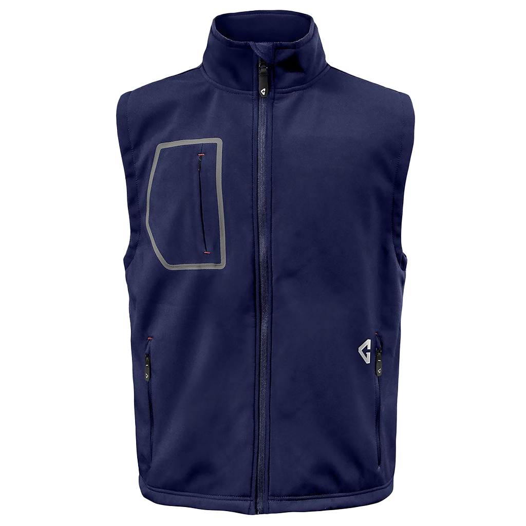 Gerbing 7V Men's Torrid Softshell Heated Vest 2.0 in Navy