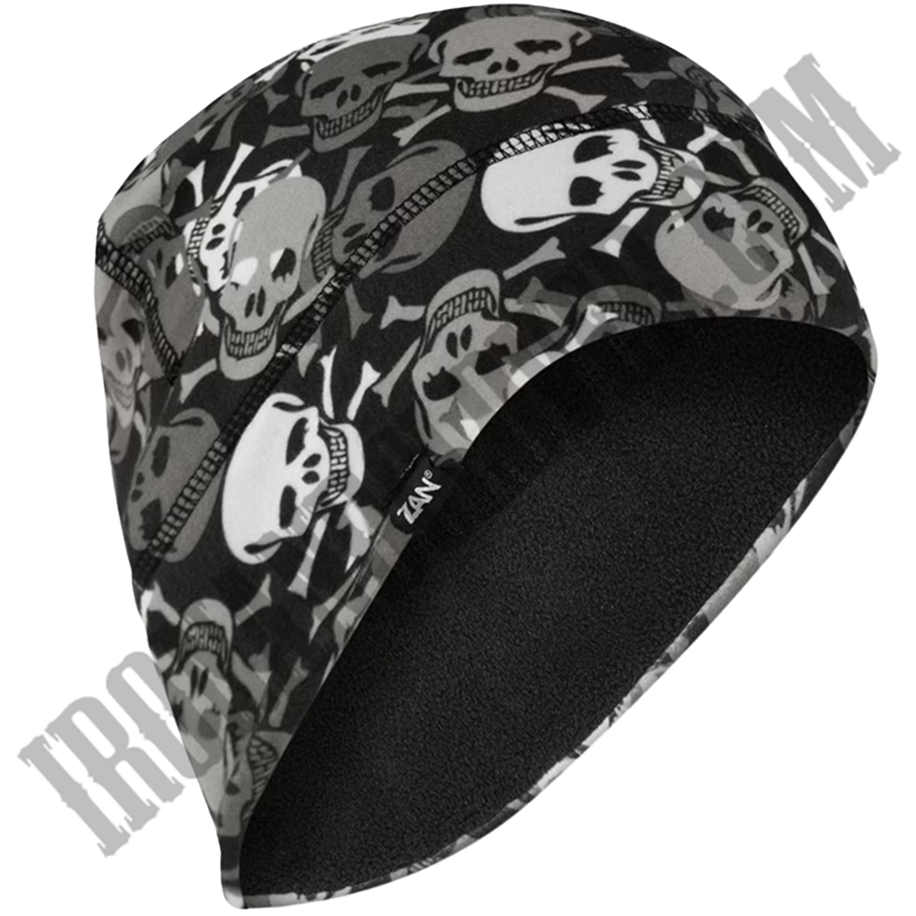 All Over Skulls Fleece Lined Beanie