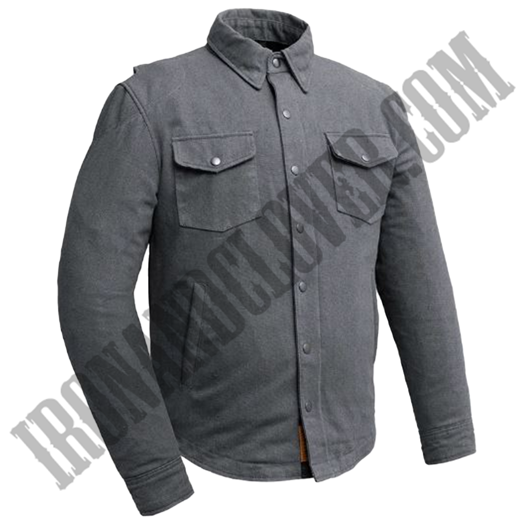 Men's "The Moto" Shirt in Gray