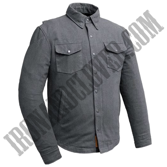 Men's "The Moto" Shirt in Gray