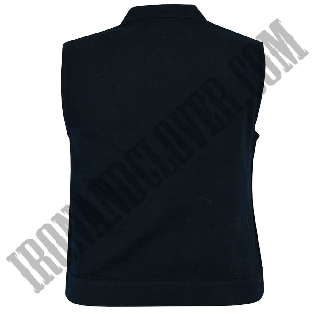 Advance Black Denim Vest