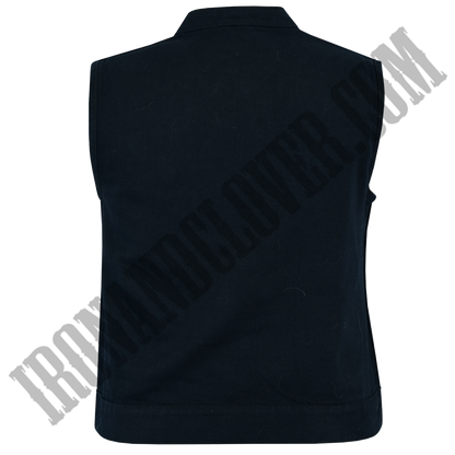 Advance Black Denim Vest