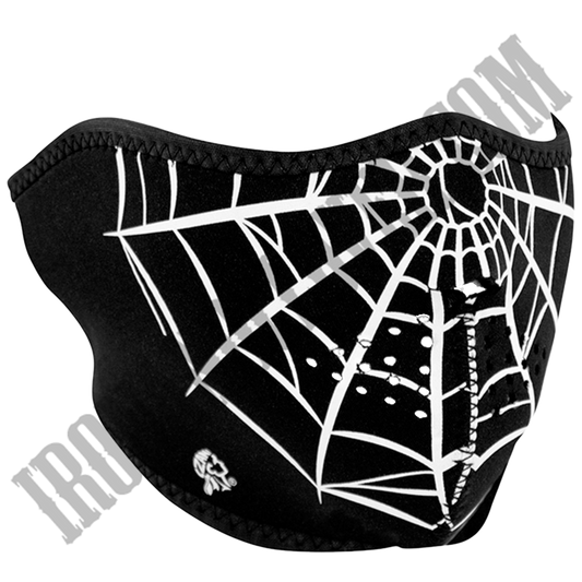 Spider Web Half Face Mask