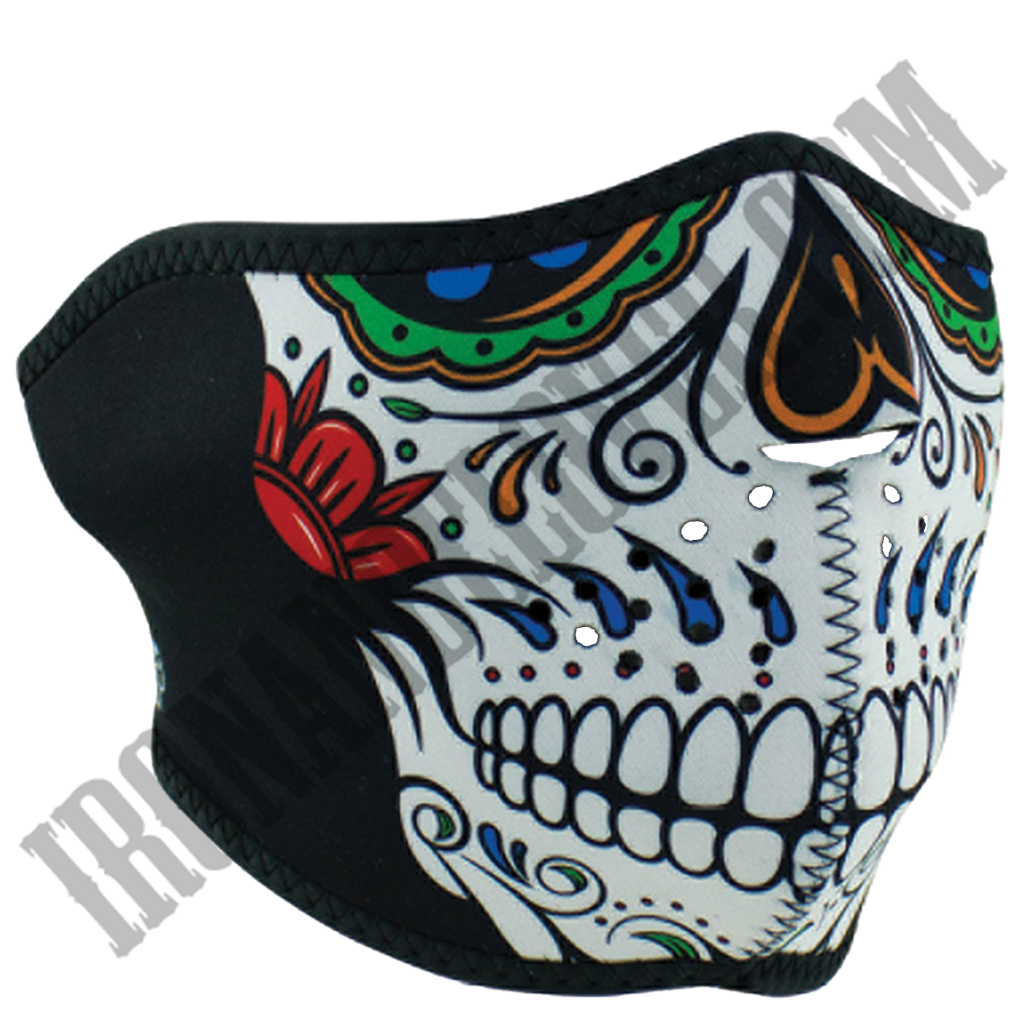 Muerte Skull Half Face Mask