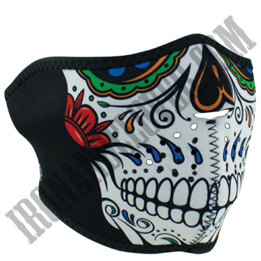 Muerte Skull Half Face Mask