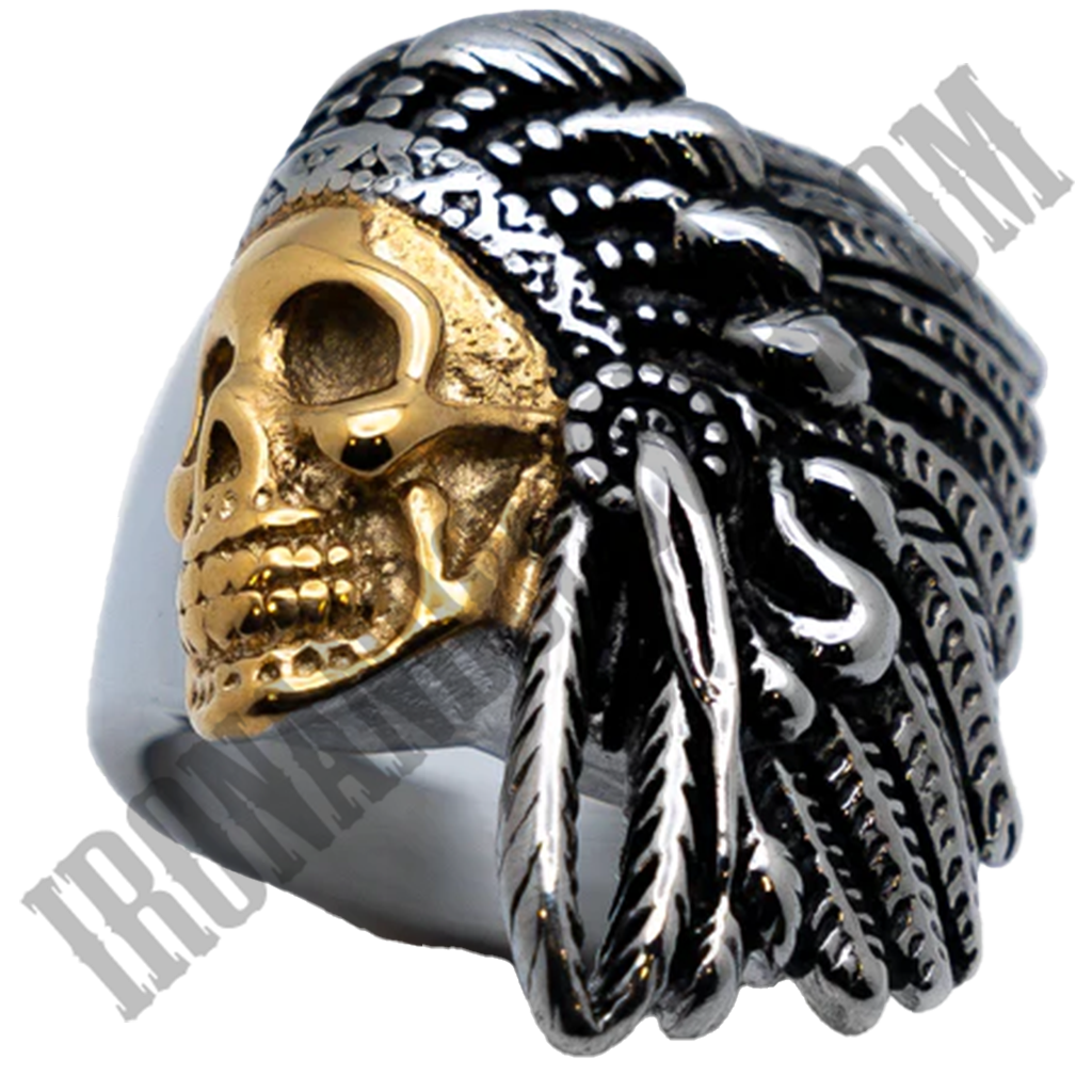 Two-Tone Indian Head Ring