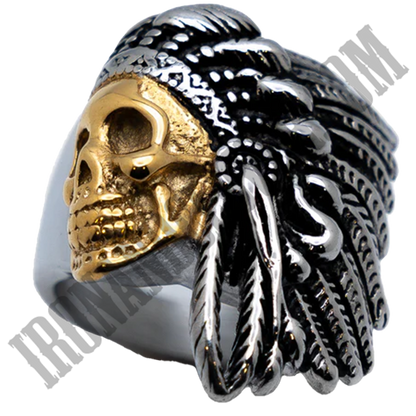 Two-Tone Indian Head Ring