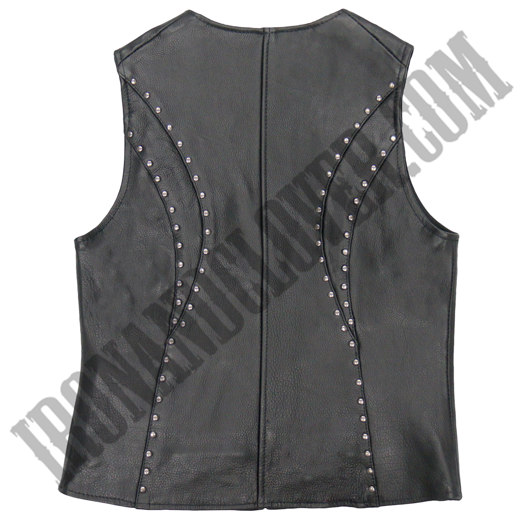 V-Neck Studded Vest