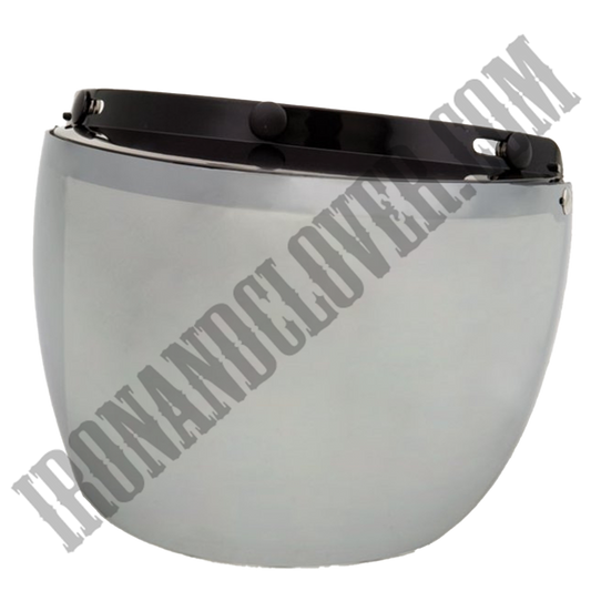 Snap & Flip Shield in Hard Coated Silver Mirror