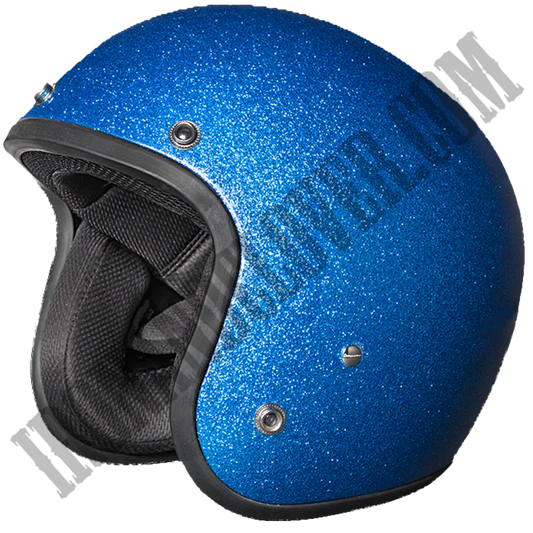 Daytona Cruiser with Visor in Blue Metal Flake