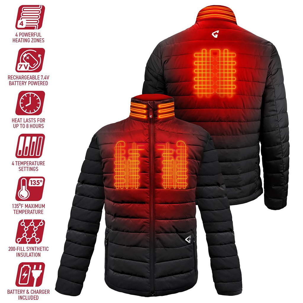 Gerbing 7V Men's Khione Puffer Heated Jacket 2.0