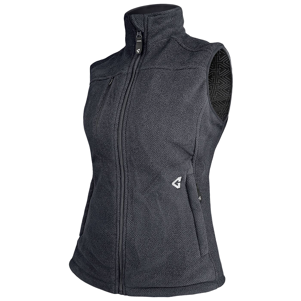 Gerbing 7V Women's Thermite Fleece Heated Vest 2.0 in Grey