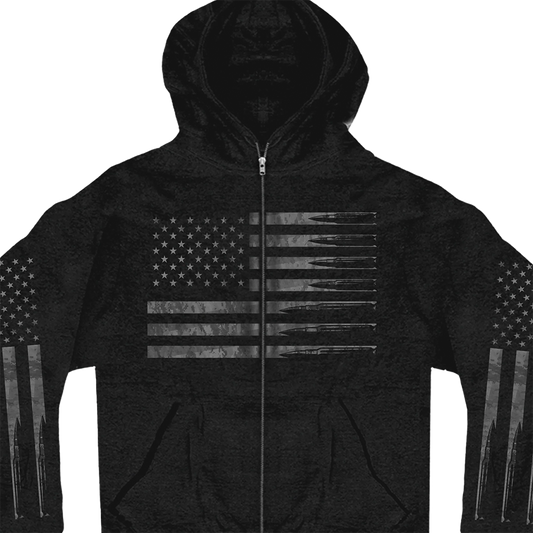 American Bullet Flag Hoodie