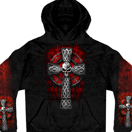 Celtic Cross Pocket Hoodie