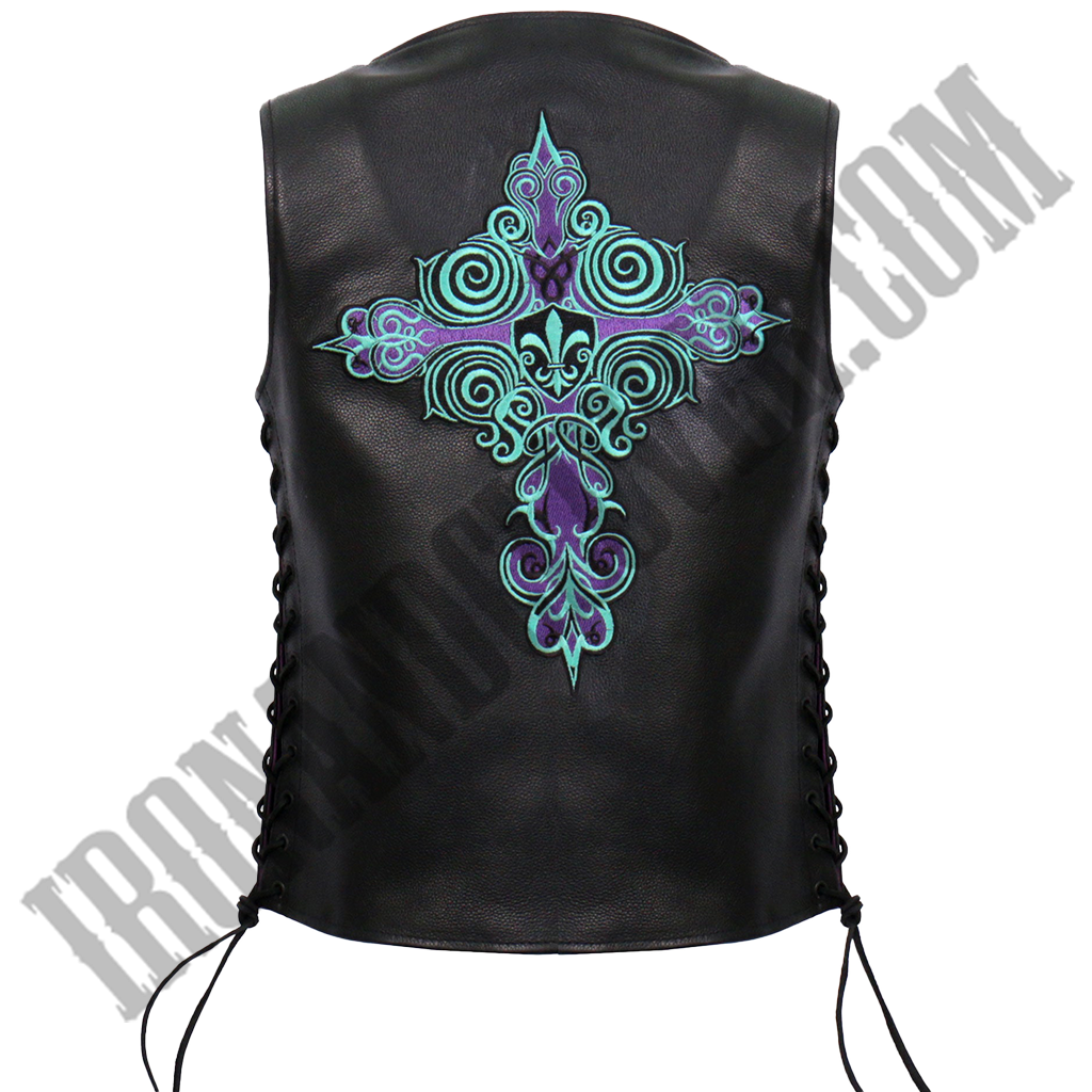 Fleur De Lis Cross Vest