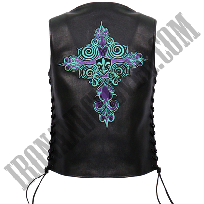 Fleur De Lis Cross Vest