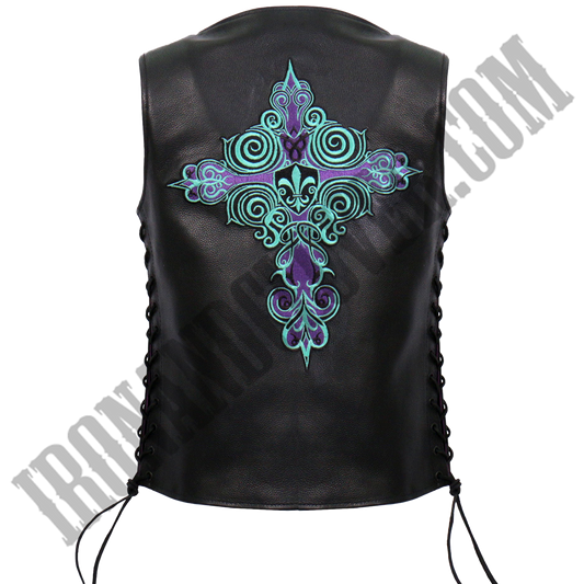 Fleur De Lis Cross Vest