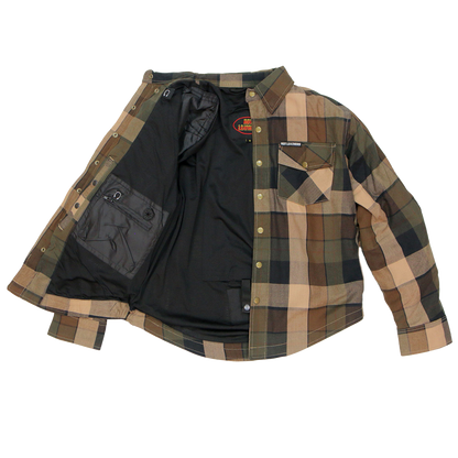 Armored Flannel Jacket in Sidewinder