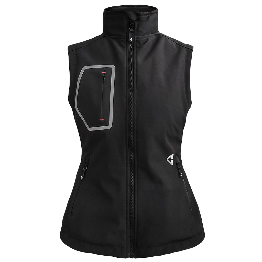 Gerbing 7V Women's Torrid Softshell Heated Vest 2.0 in Black