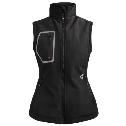 Gerbing 7V Women's Torrid Softshell Heated Vest 2.0 in Black