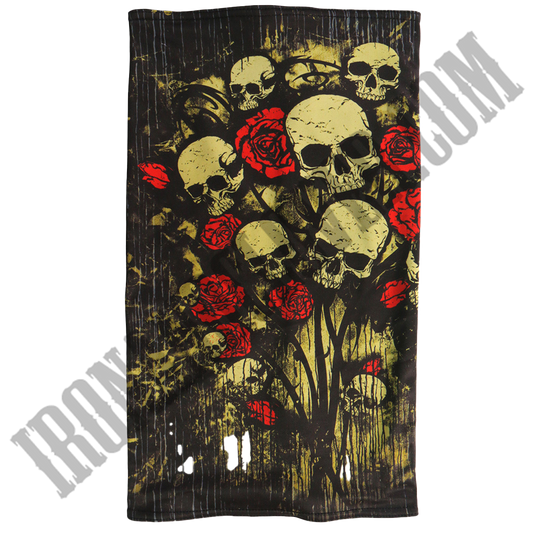 Skull Bouquet Microfiber Lined Neck Gaiter