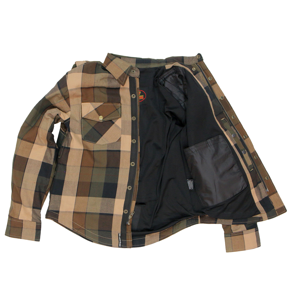 Armored Flannel Jacket in Sidewinder