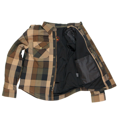 Armored Flannel Jacket in Sidewinder