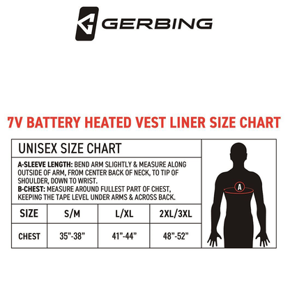 Gerbing 7V Battery Heated Vest Liner