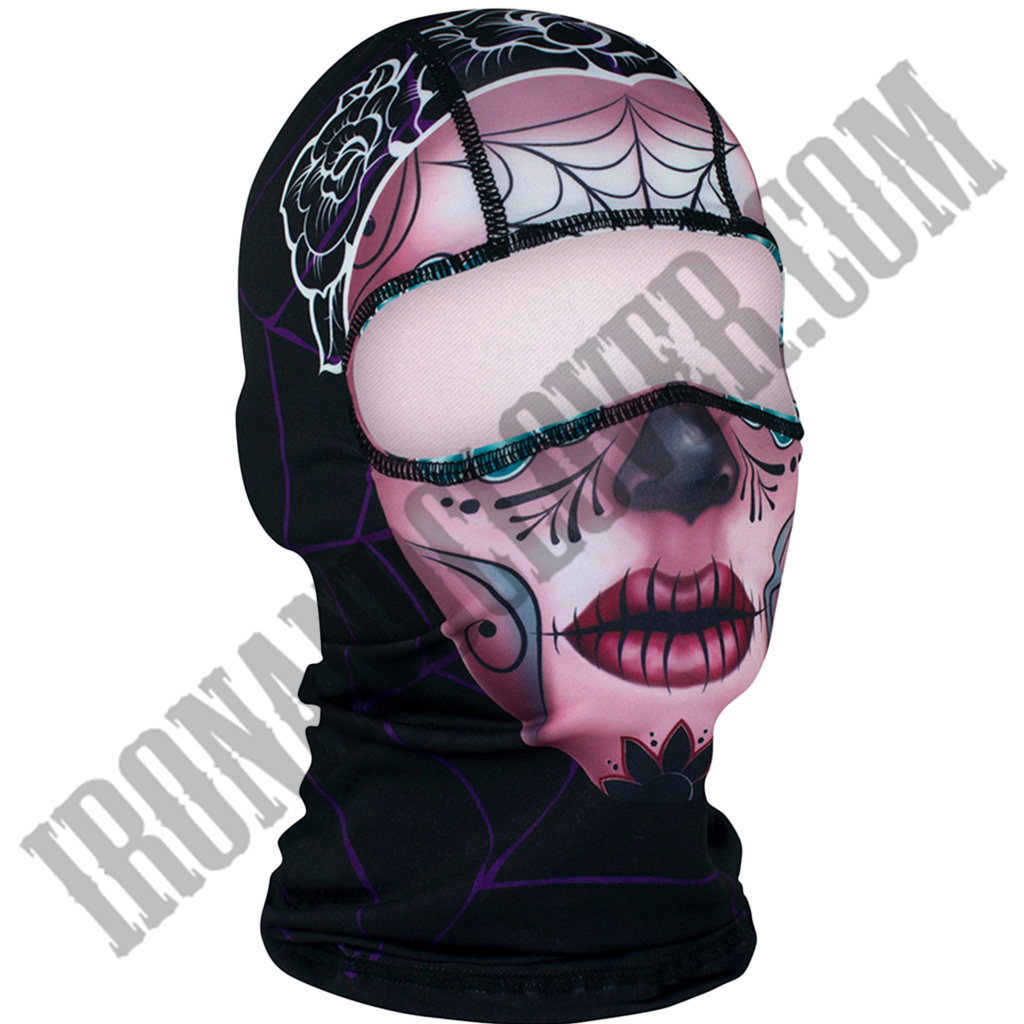 Sugar Skull Polyester Balaclava