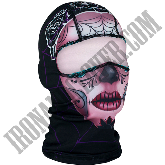 Sugar Skull Polyester Balaclava