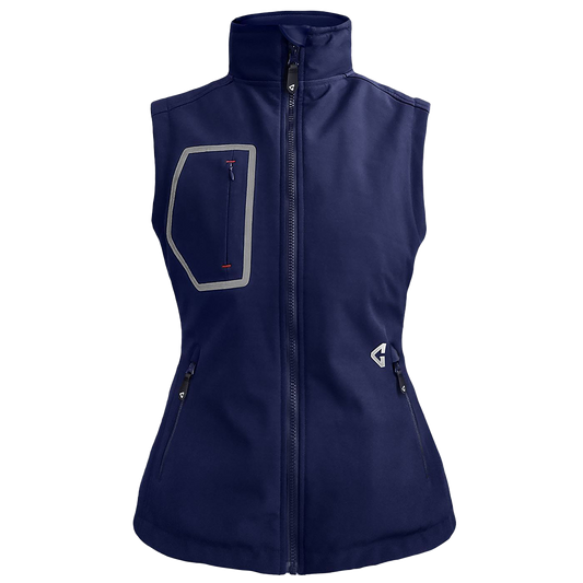 Gerbing 7V Women's Torrid Softshell Heated Vest 2.0 in Navy